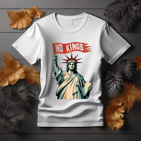 No Kings , Statue Of Liberty No Kings In America T-Shirt
